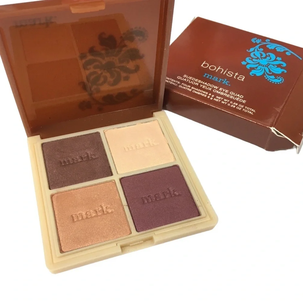 mark. Bohista Eye Shadow Quad Palette 4 Full Size I-mark. Eyeshadows Avon RARE